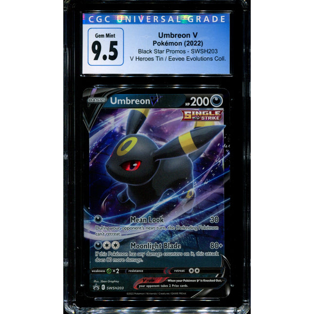 Umbreon V - SWSH203 - CGC 9.5 - Promo - Ultra Rare - Pokemon - 5080