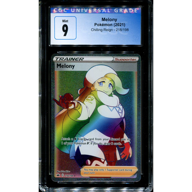 Melony - 218/198 - CGC 9 - Chilling Reign - Hyper Rare - Pokemon - 91287