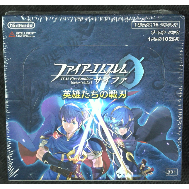 Fire Emblem Cipher 0 - B01 - Sealed Booster Box - 16 Packs