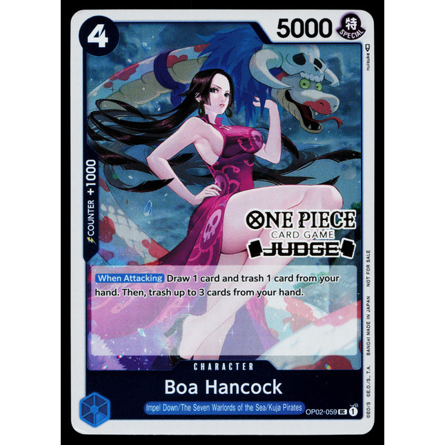 Boa Hancock - OP02-059 - NM - Judge - Promo - One Piece - OP1-26