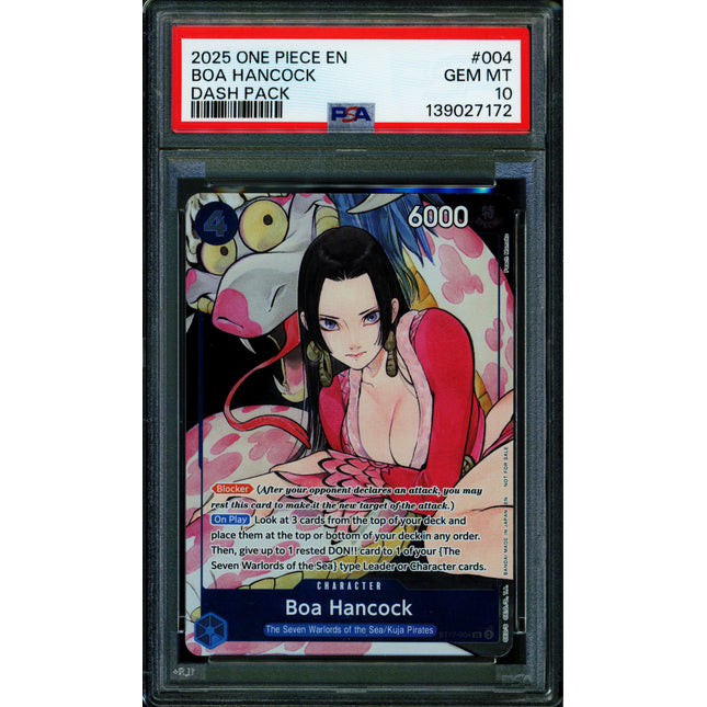 Boa Hancock - ST17-004 - PSA 10 - Dash Pack Foil - English - One Piece - 139