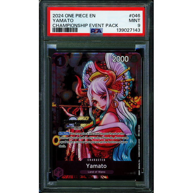 Yamato - P-046 - PSA 9 - Championship 2024 - English - One Piece - 139
