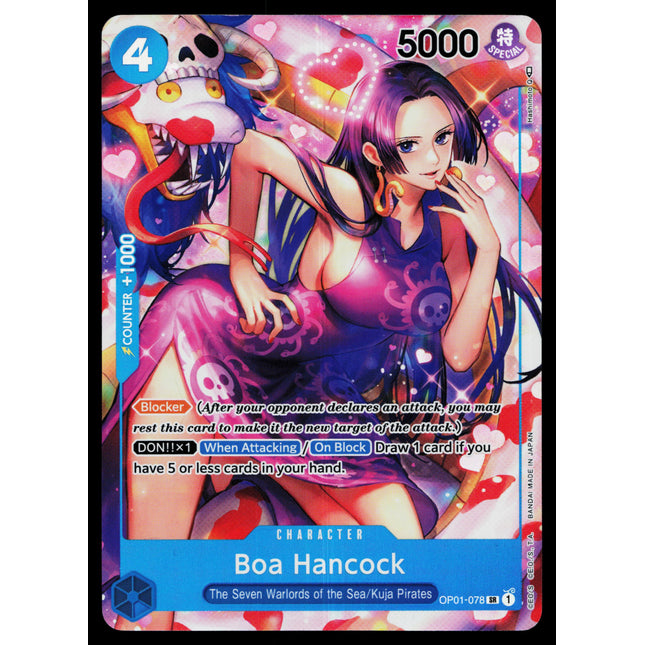 Boa Hancock - OP01-078 - NM - Parallel - Alternate Art - One Piece - OP1-15