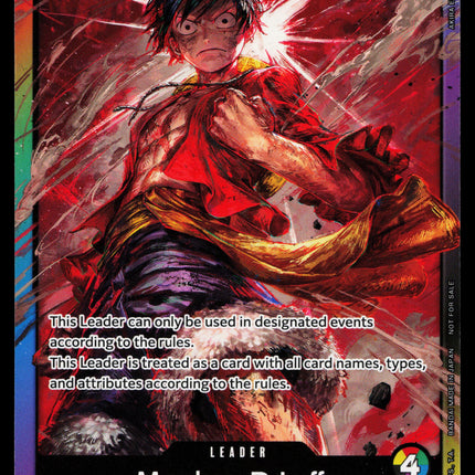 Monkey D Luffy - Leader - NM - Non-holo - Promo - One Piece - OP1-33