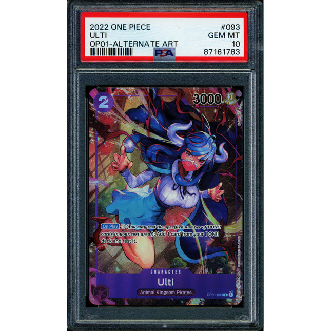 Ulti - OP01-093 - PSA 10 - Alt Art - OP01 - One Piece - 61783