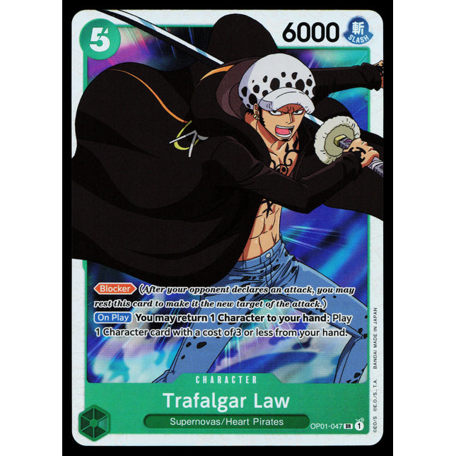 Trafalgar Law - OP01-047 - NM - Pre Errata - OP01 - One Piece - OP-4-3