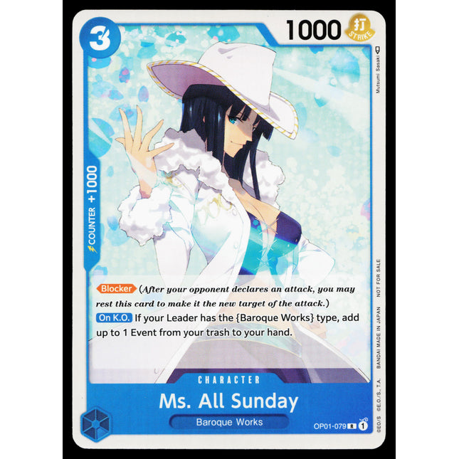 Nico Robin - OP01-079 - NM - Alt Art - Promo - One Piece - OP-3-36
