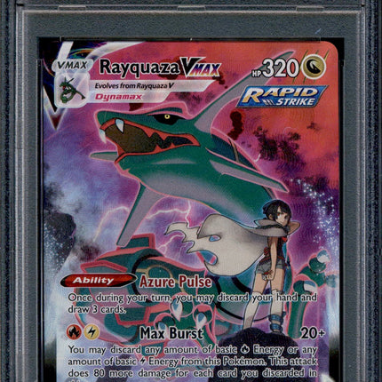 Rayquaza Vmax - TG20/TG30 - PSA 10 - Full Art - Silver Tempest - Pokemon - 10661