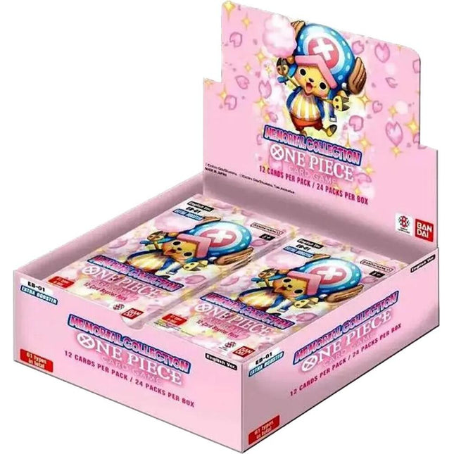 One Piece TCG EB-01 Sealed Booster Box (24 Packs) Memorial Collection English