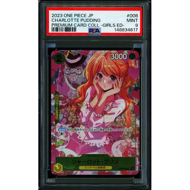 Charlotte Pudding - ST07-008 - PSA 9 - Girls Collection - Japanese - One Piece - 148-08