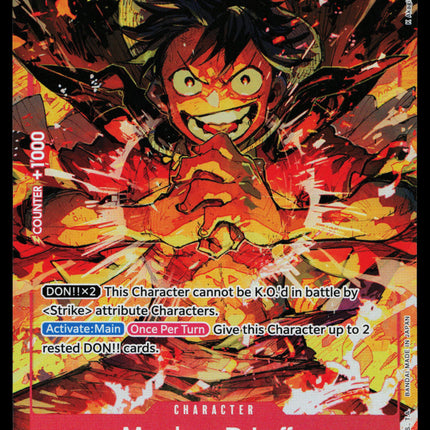 Monkey D Luffy - OP01-024 - NM - Alt Art - OP01 - One Piece - OP-3-17