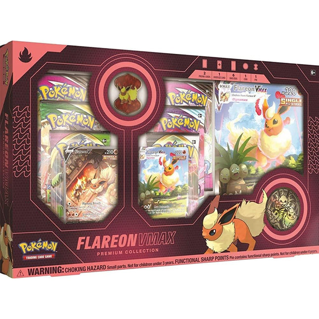 Flareon Vmax - Pokemon - Premium Collection Box - Sealed - New