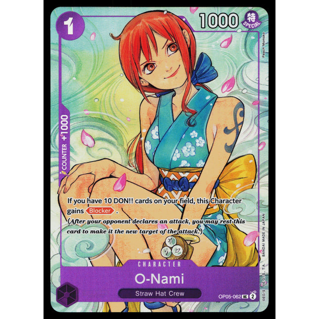 O-Nami - OP05-061 - LP - Parallel - Promo - One Piece - OP2-22