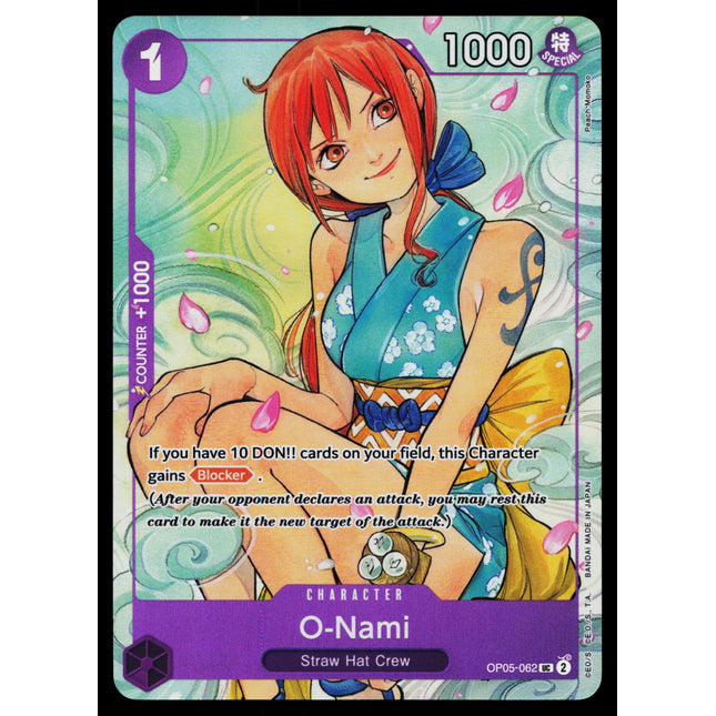 O-Nami - OP05-061 - NM - Parallel - Promo - One Piece - OP1-62