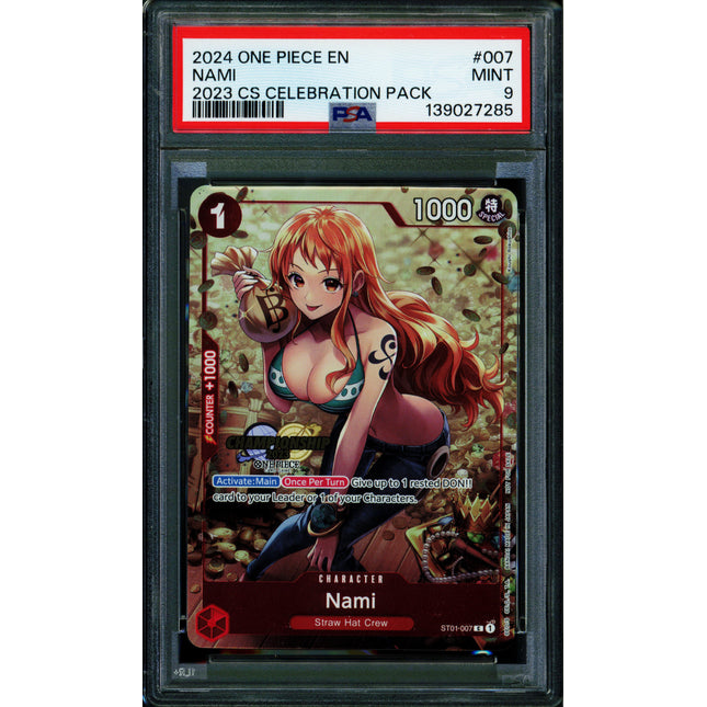 Nami - ST01-007 - PSA 9 - Championship 2024 - English - One Piece - 139