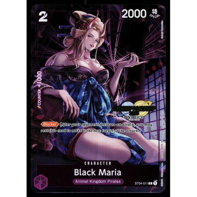 Black Maria - ST04-011 - NM - Championship 2023 - Promo - One Piece - OP1-9