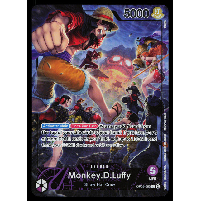 Monkey D Luffy - OP05-060 - NM - PSA Alt Art - OP05 - One Piece - OP-3-31