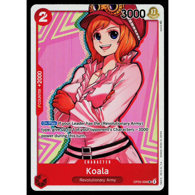 Koala - OP05-006 - NM - Super Rare - OP05 - One Piece - OP1-55