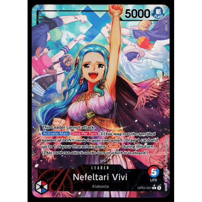 Nefeltari Vivi - OP04-001 - NM - Parallel - Alternate Art - One Piece - OP1-22