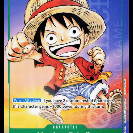 Monkey D Luffy - P-037 - NM - Non-Foil - Promo - One Piece - OP-3-2
