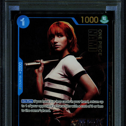 Nami - P-053 - PSA 10 - Live Action - English - One Piece - 128