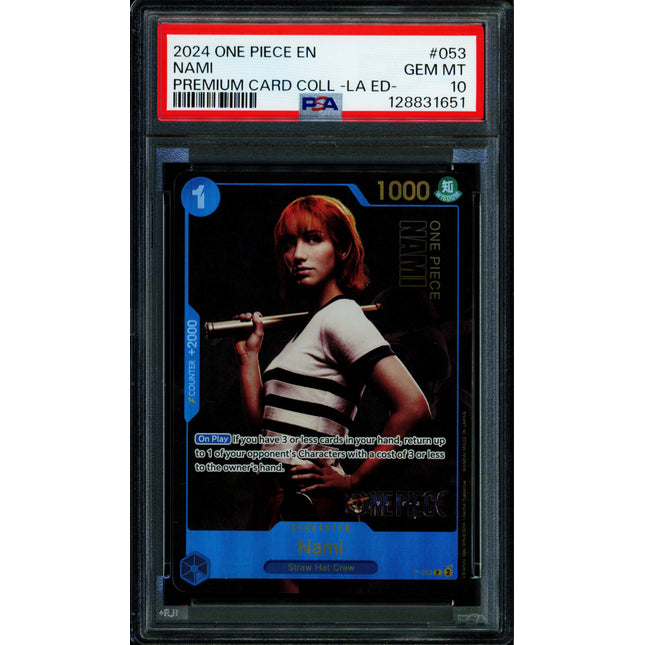 Nami - P-053 - PSA 10 - Live Action - English - One Piece - 128