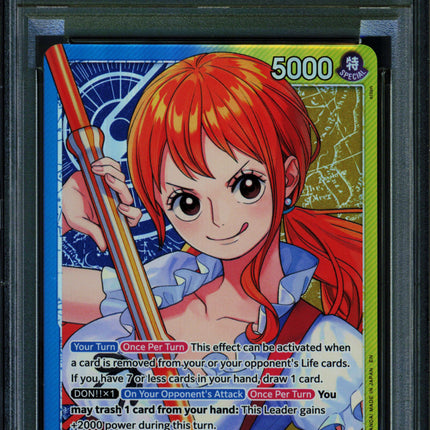 Nami - OP11-041 - PSA 10 - Alternate Art - English - One Piece - 150-19