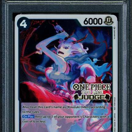 Yamato - OP02-042 - PSA 10 - Judge Promo - English - One Piece - 522