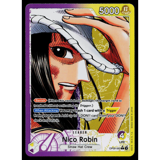Nico Robin - OP09-062 - NM - Alt Art - OP09 - One Piece - OP-3-25