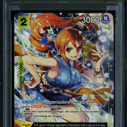 O-Nami - OP06 101 - PSA 9 - Alternate Art - English - One Piece - 154-18