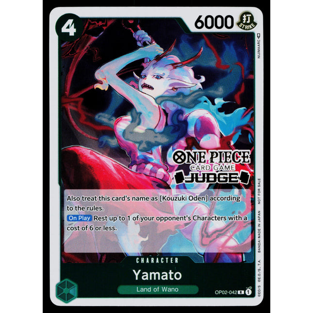 Yamato - OP02-042 - NM - Judge - Promo - One Piece - OP1-29