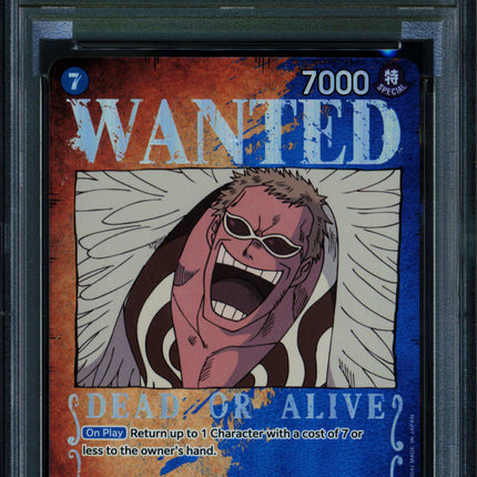 Donquixote Doflamingo - ST03-009 - PSA 9 - Wanted Alt Art - English - One Piece - 149-10