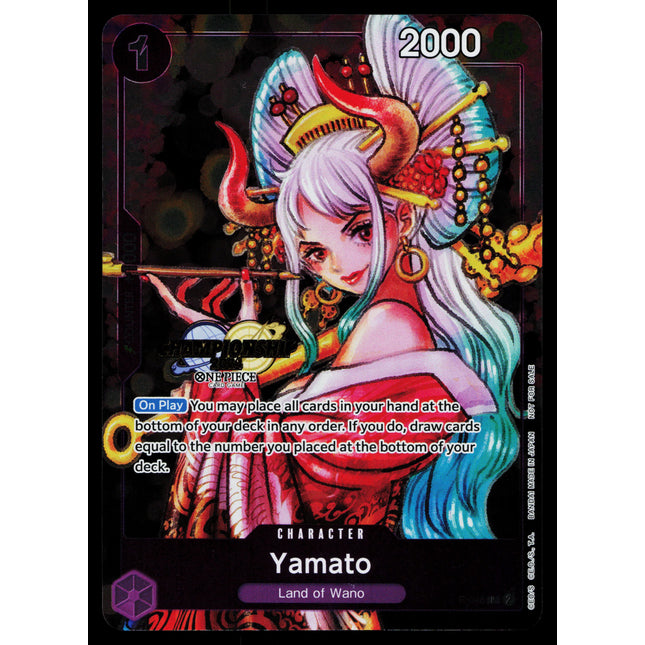 Yamato - P-046 - NM - Championship Series 2024 - Promo - One Piece - OP1-59