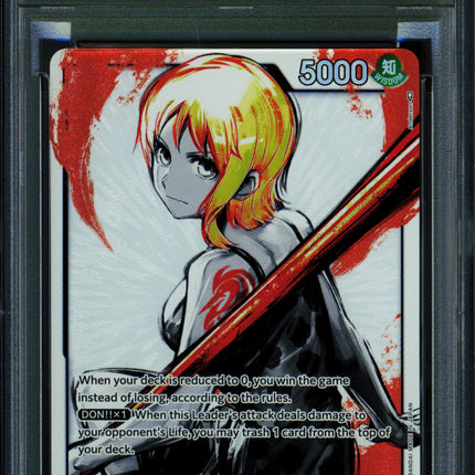 Nami - OP03-040 - PSA 9 - Alternate Art - English - One Piece - 150-06