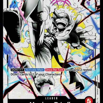 Monkey D Luffy - ST21-001 - NM - Parallel - ST21 - One Piece - OP-3-18