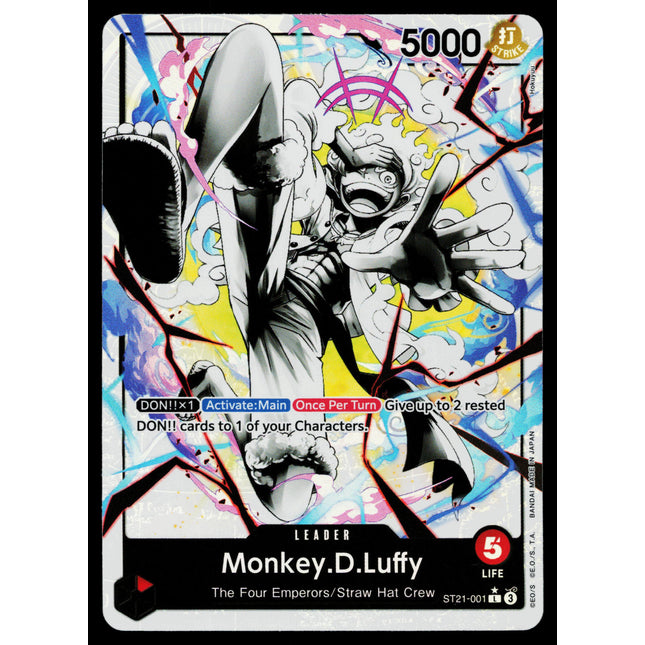 Monkey D Luffy - ST21-001 - NM - Parallel - ST21 - One Piece - OP-3-18