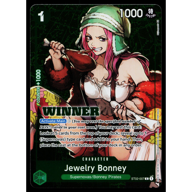 Jewelry Bonney - ST02-007 - NM - Winner - Promo - One Piece - OP1-11