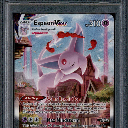 Espeon Vmax - 270/264 - PSA 9 - Alt Art - Fusion Strike - Pokemon - 10684