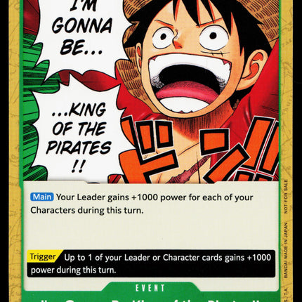 I'm Gonna Be King of the Pirates - P-024 - NM - Non-Foil - Promo - One Piece - OP-3-1