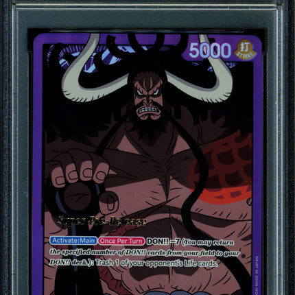 Kaido - ST04-001 - PSA 10 - Super Pre-Release - English - One Piece - 519