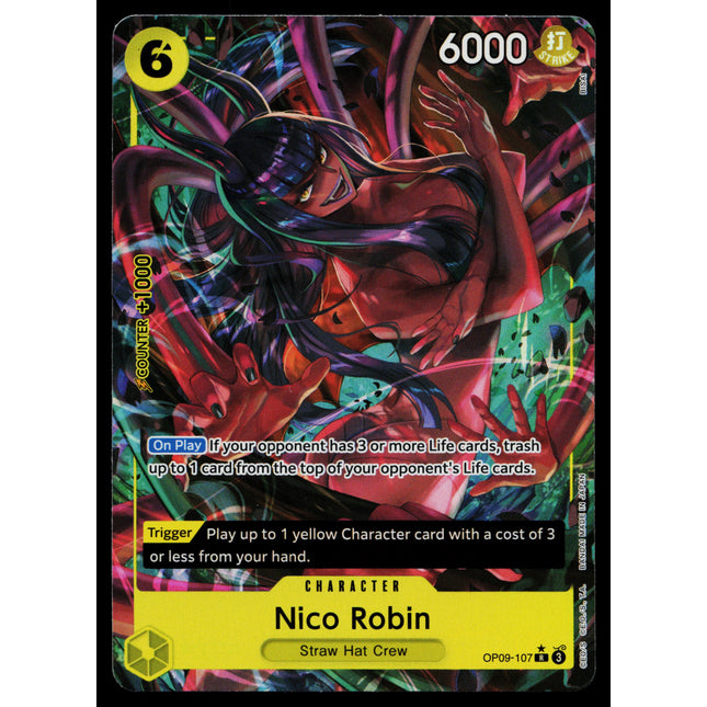 Nico Robin - OP09-107 - NM - Alt Art - OP09 - One Piece - OP-3-19