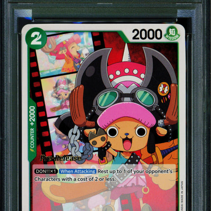Tony Tony Chopper - OP02-034 - PSA 10 - Pre Release - English - One Piece - 149-31