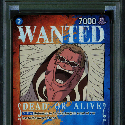 Donquixote Doflamingo - ST03-009 - PSA 10 - Wanted Alt Art - English - One Piece - 149-09