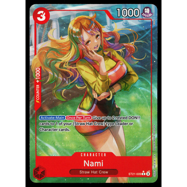 Nami - ST21-009 - NM - Parallel - ST21 - One Piece - OP-3-13