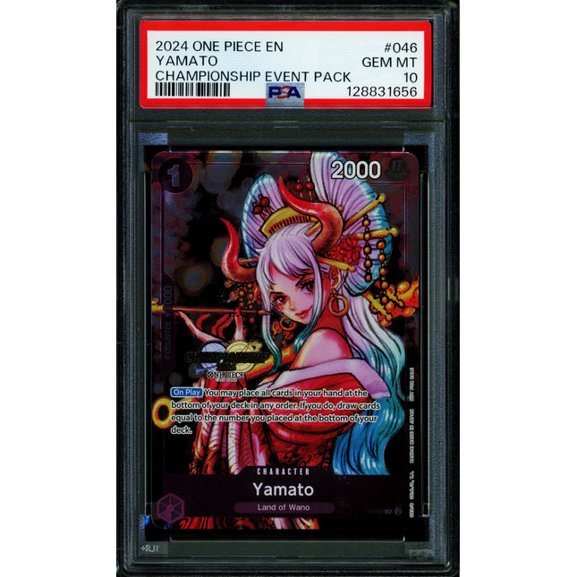 Yamato - P-046 - PSA 10 - Championship 2024 - English - One Piece - 128
