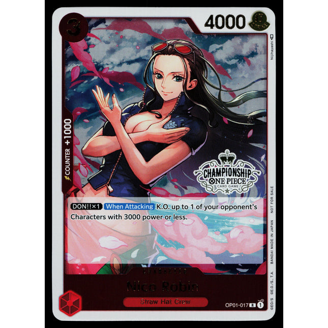 Nico Robin - OP01-017 - NM - Championship - OP01 - One Piece - OP-3-30
