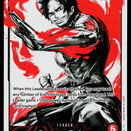 Portgas D Ace - OP03-001 - NM - Alt Art - OP03 - One Piece - OP-3-28