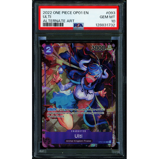 Ulti - OP01-093 - PSA 10 - Pre-Errata - English - One Piece - 128