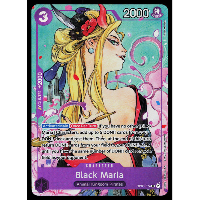 Black Maria - OP08-074 - NM - Parallel - Promo - One Piece - OP1-58