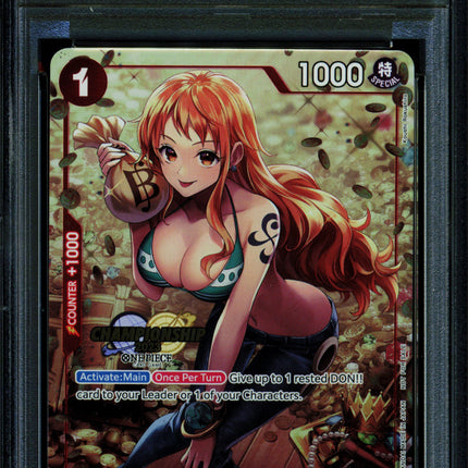 Nami - ST01-007 - PSA 10 - Championship 2023 - English - One Piece - 128